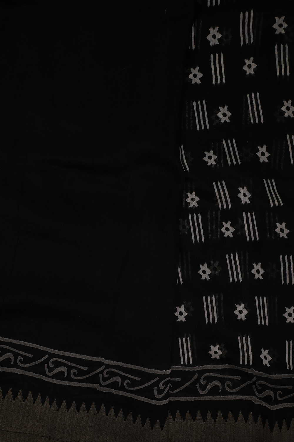 Printed Chanderi Saree - Matkatus 