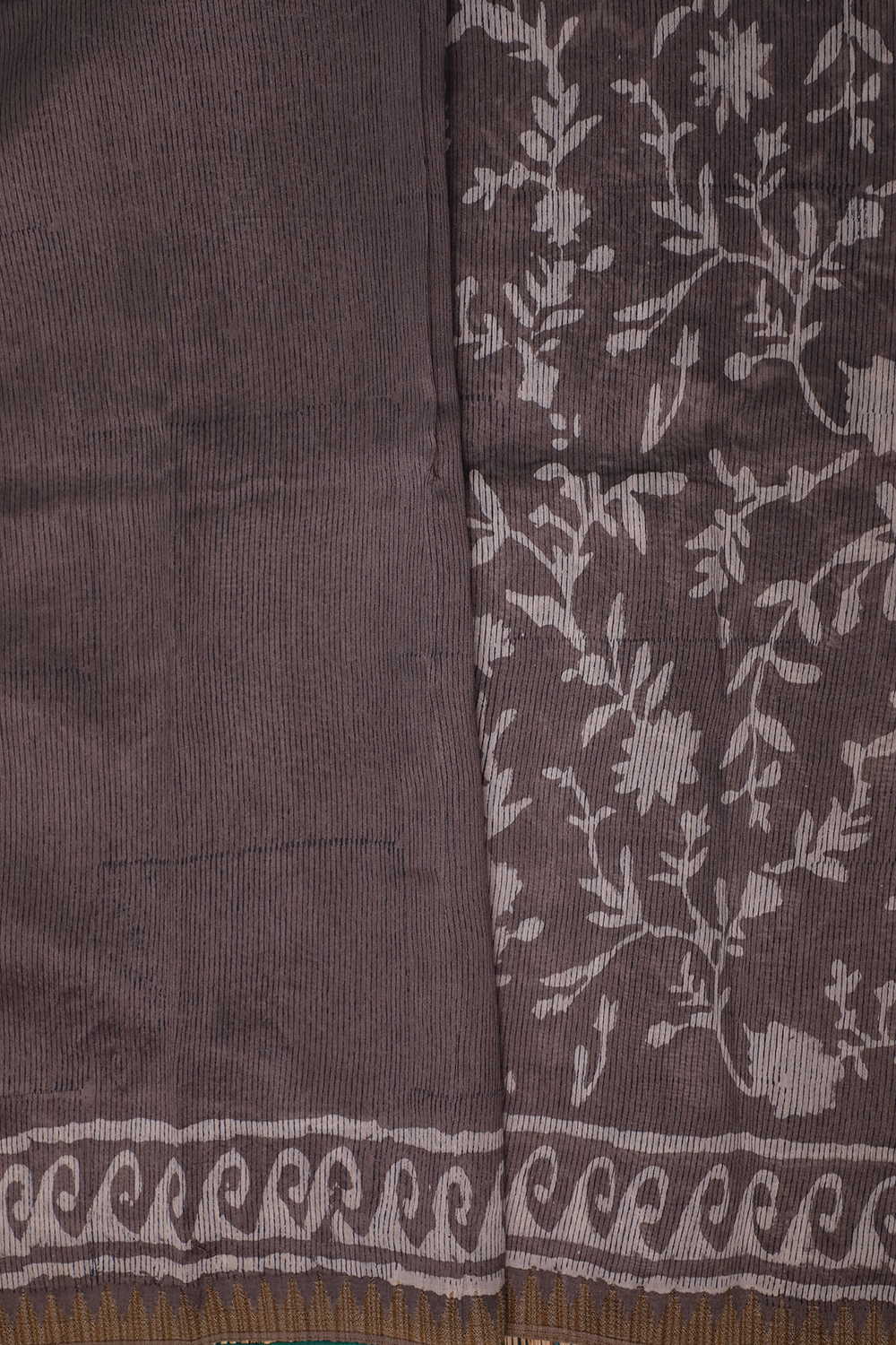 Printed Chanderi Saree - Matkatus 