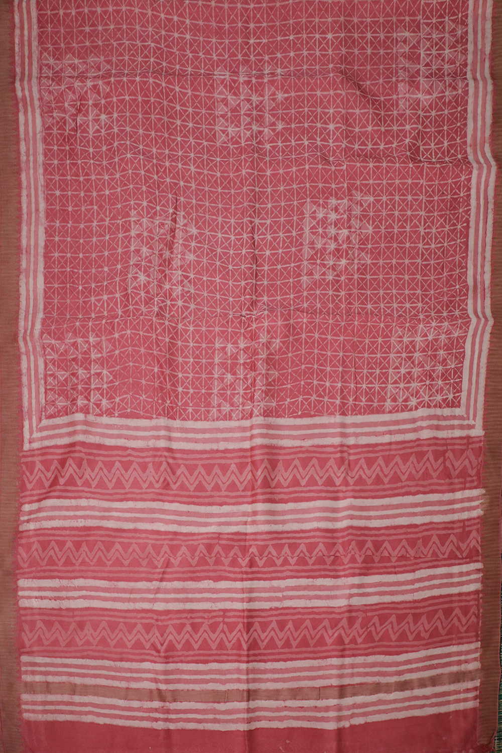 Printed Chanderi Saree - Matkatus 