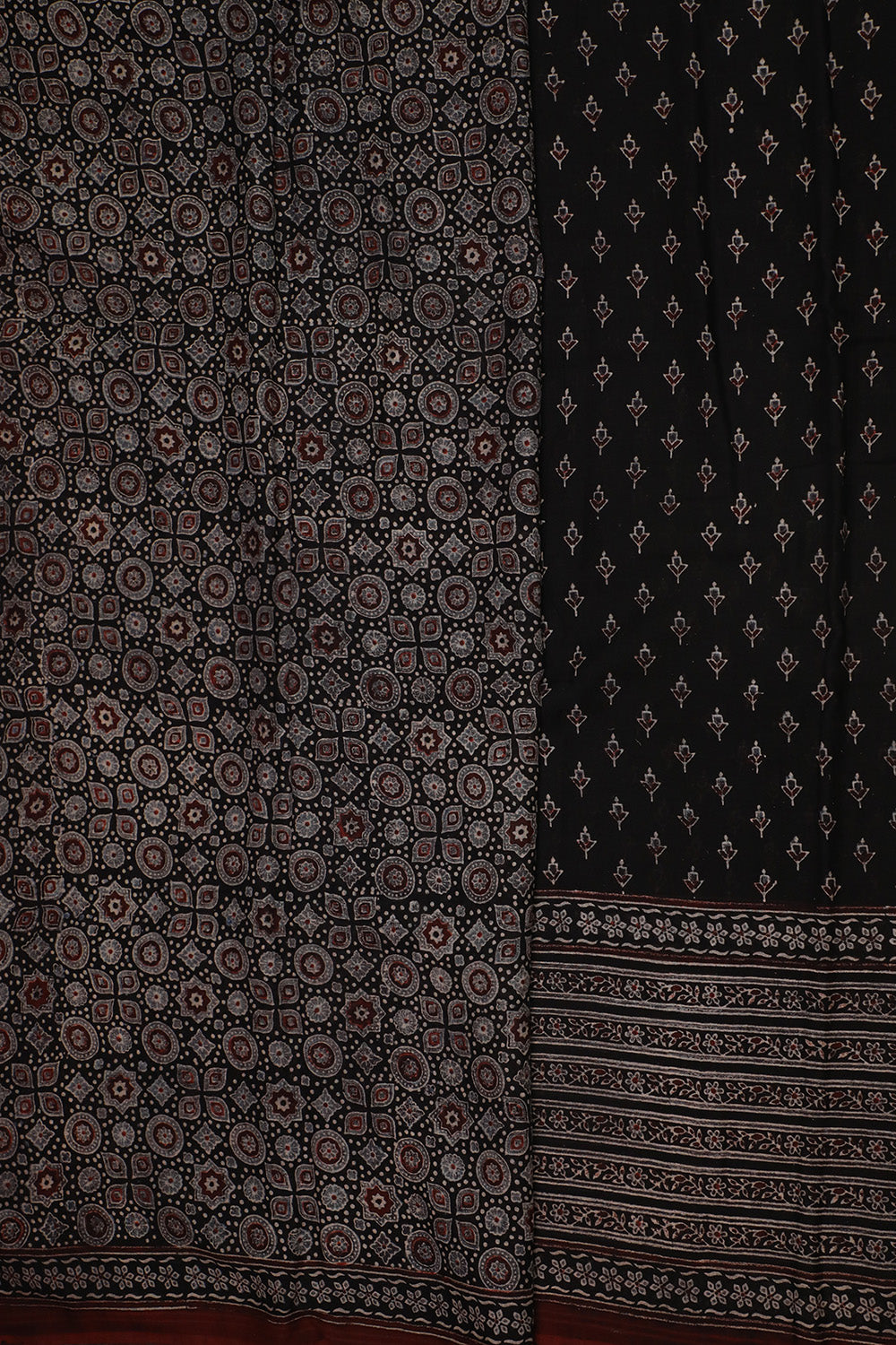 Mul Mul Ajrak Sarees - Matkatus 