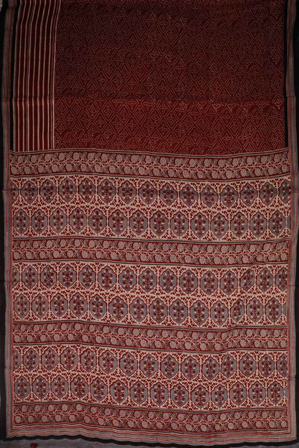 Block Printed Saree - Matkatus 