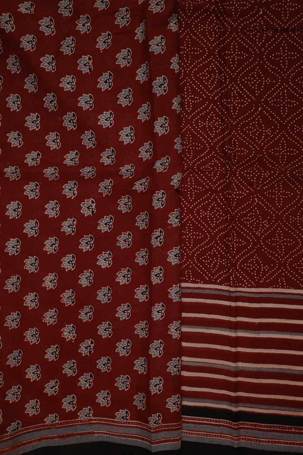 Mul Mul Ajrak Sarees - Matkatus 