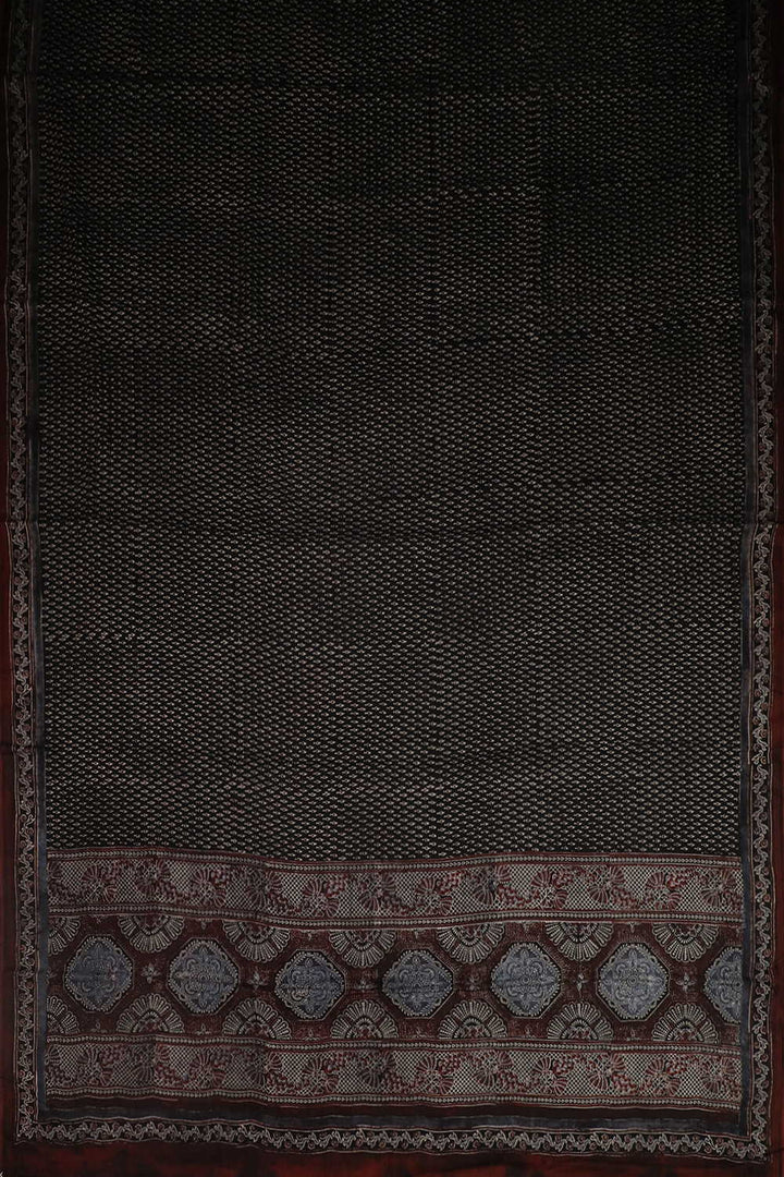 Block Printed Saree - Matkatus 