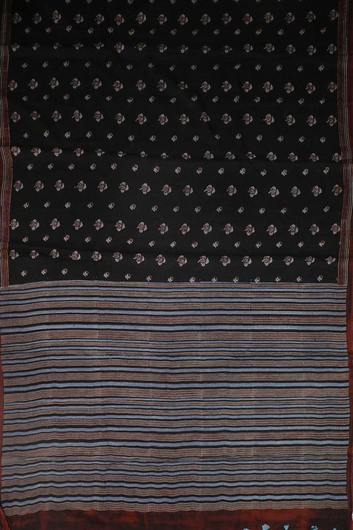 Block Printed Saree - Matkatus 
