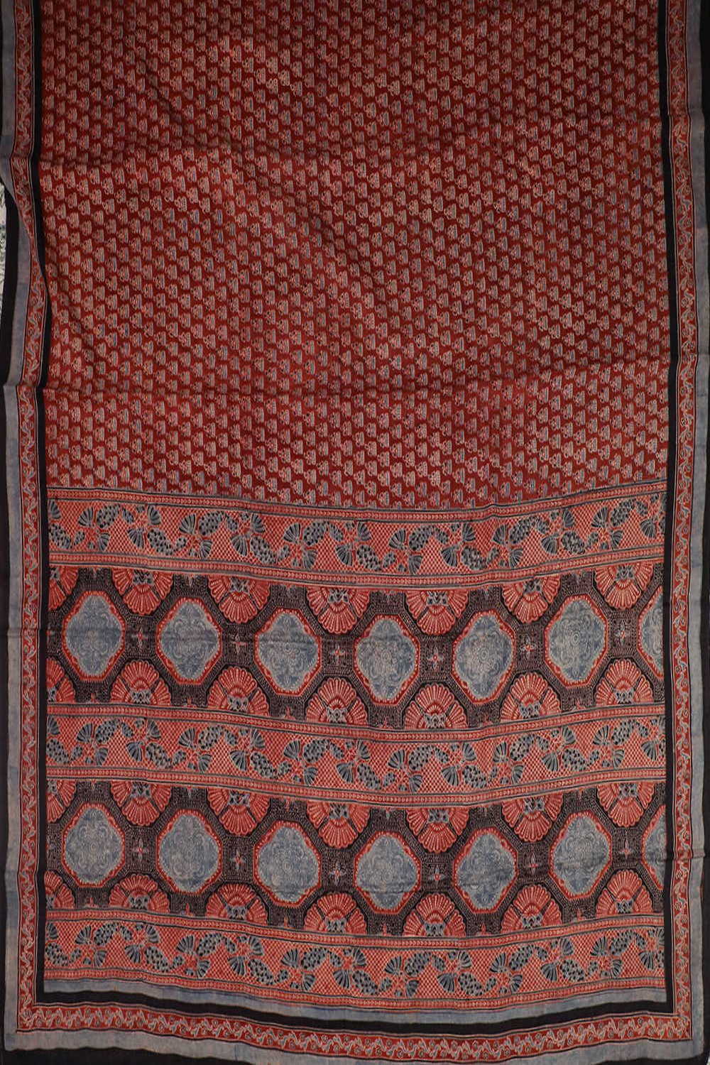 Block Printed Saree - Matkatus 