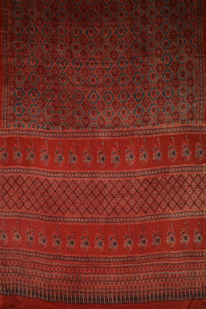 Block Printed Saree - Matkatus 