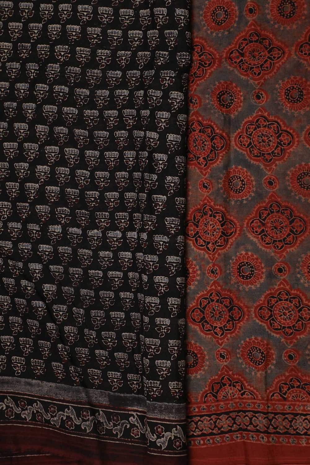 Mul Mul Ajrak Sarees - Matkatus 