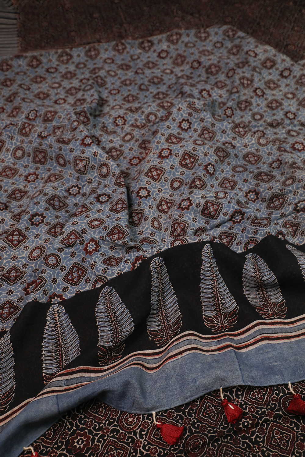 Block Printed Saree - Matkatus 