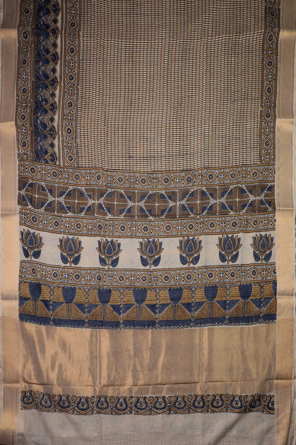 Block Printed Saree - Matkatus 