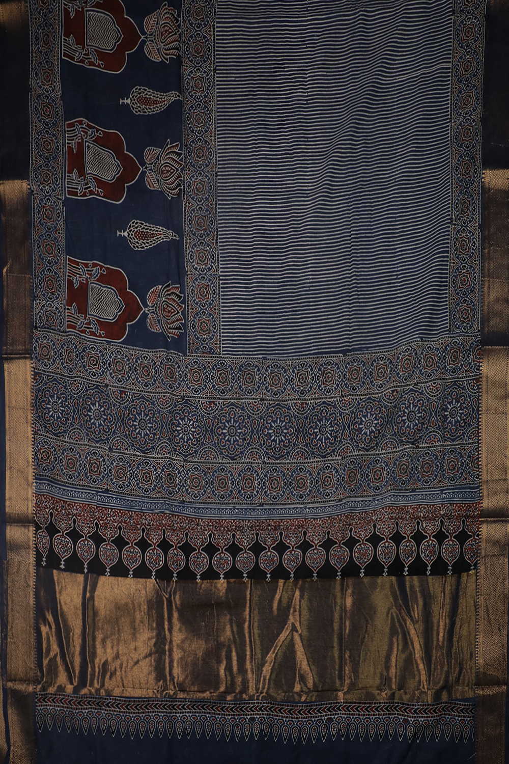 Block Printed Saree - Matkatus 