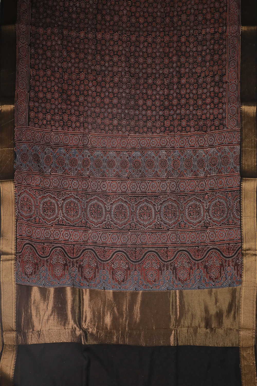 Block Printed Saree - Matkatus 