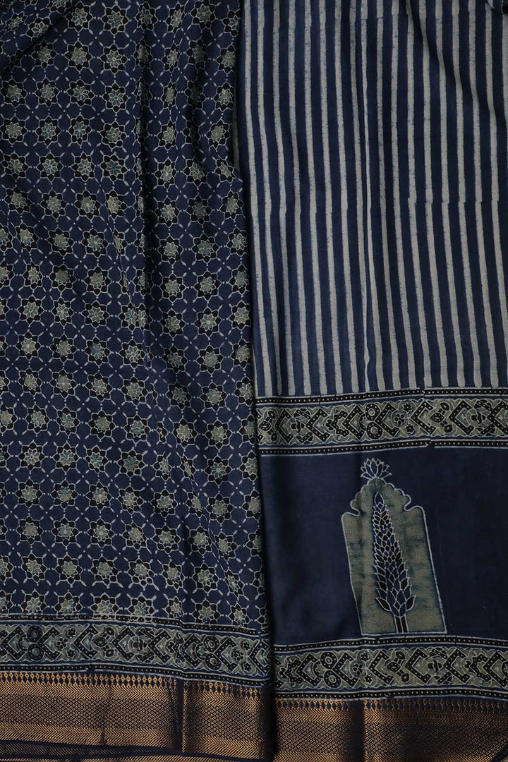 Mul Mul Ajrak Sarees - Matkatus 