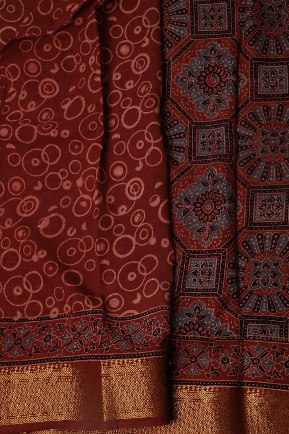 Mul Mul Ajrak Sarees - Matkatus 