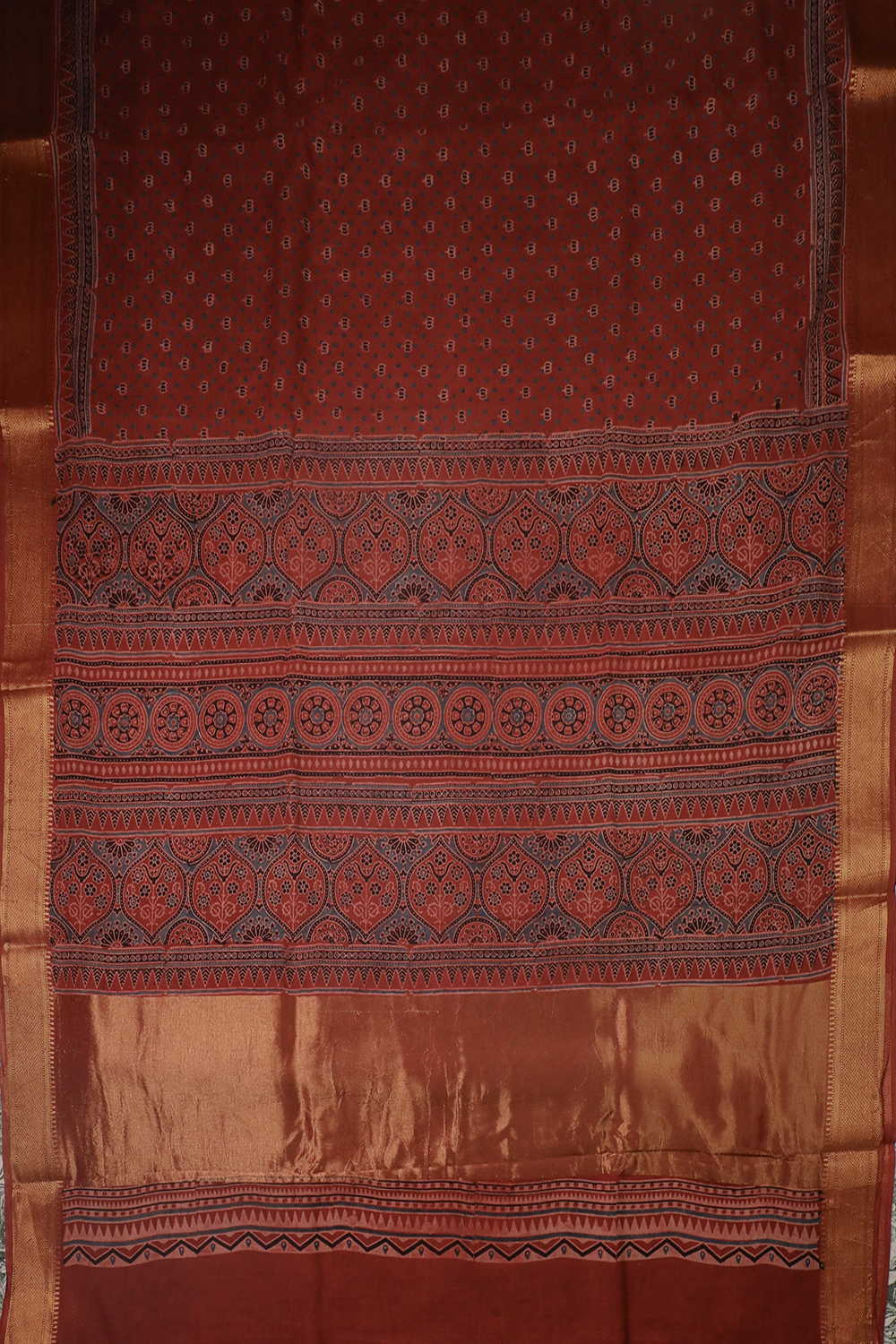 Block Printed Saree - Matkatus 