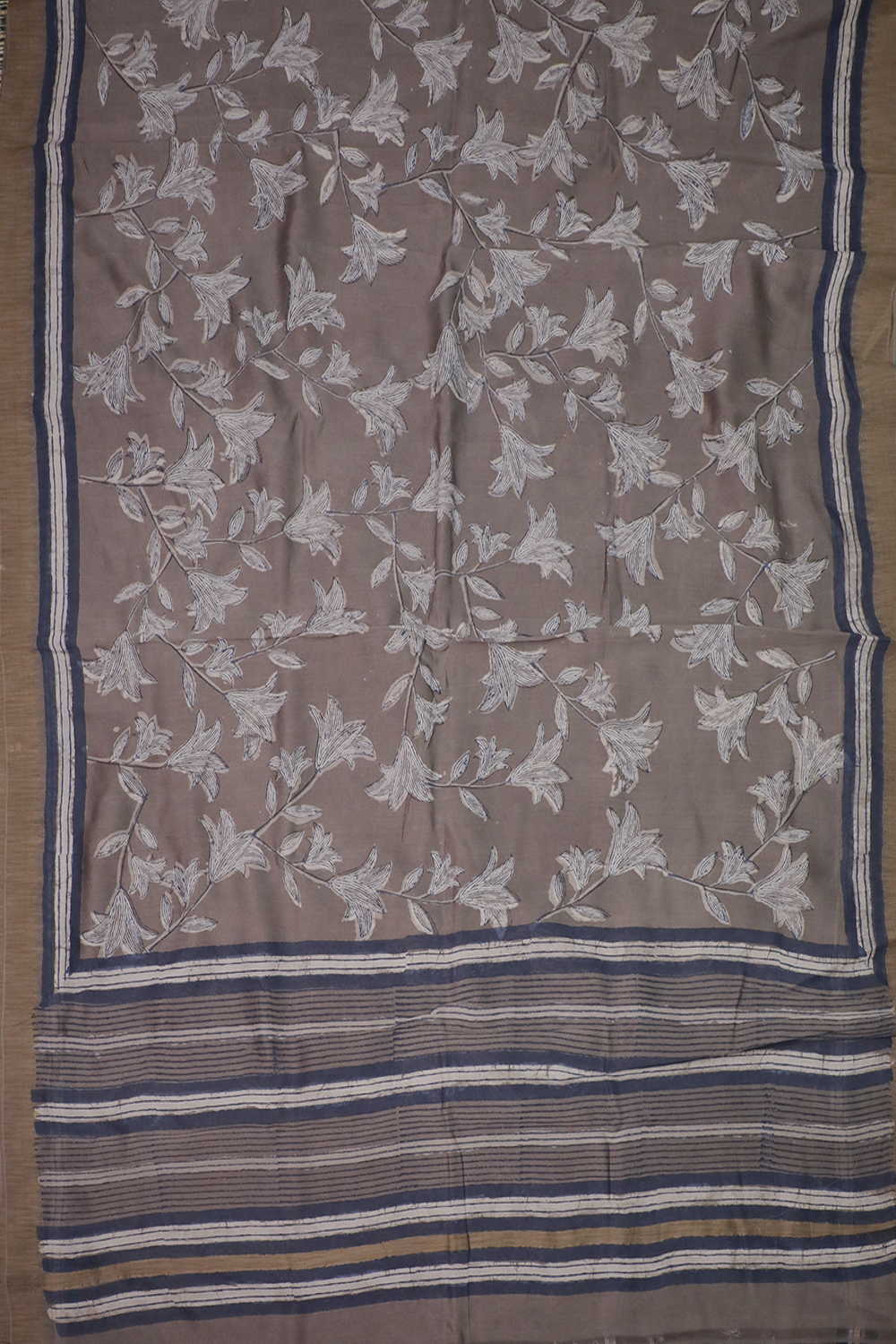 Printed Chanderi Saree - Matkatus 