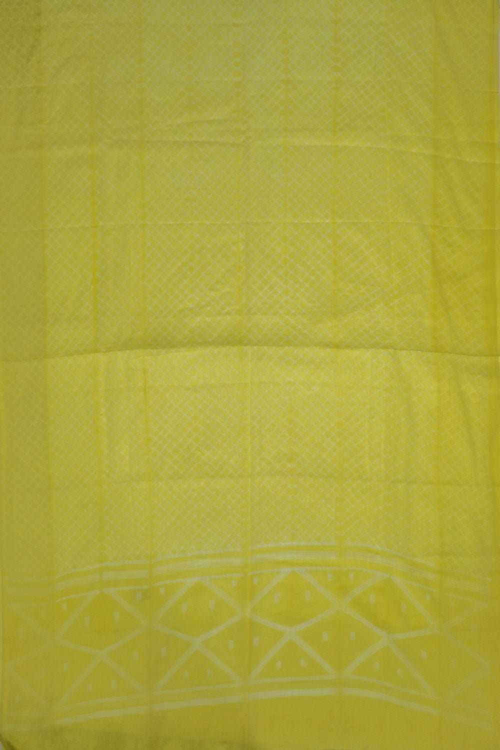 Bumblebee Yellow Shibori Cotton Dupatta