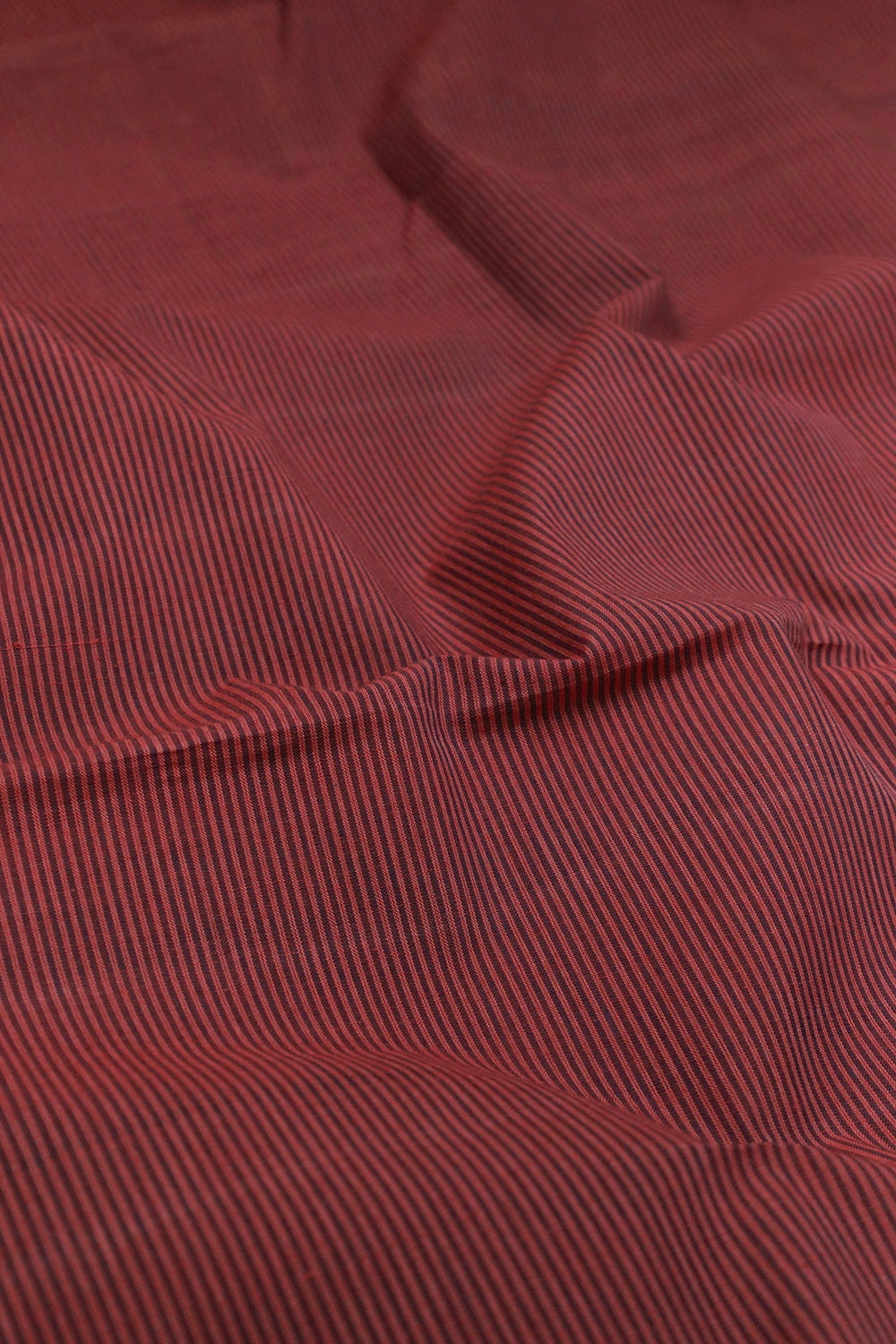 Thin Striped Mangalagiri Cotton Fabric