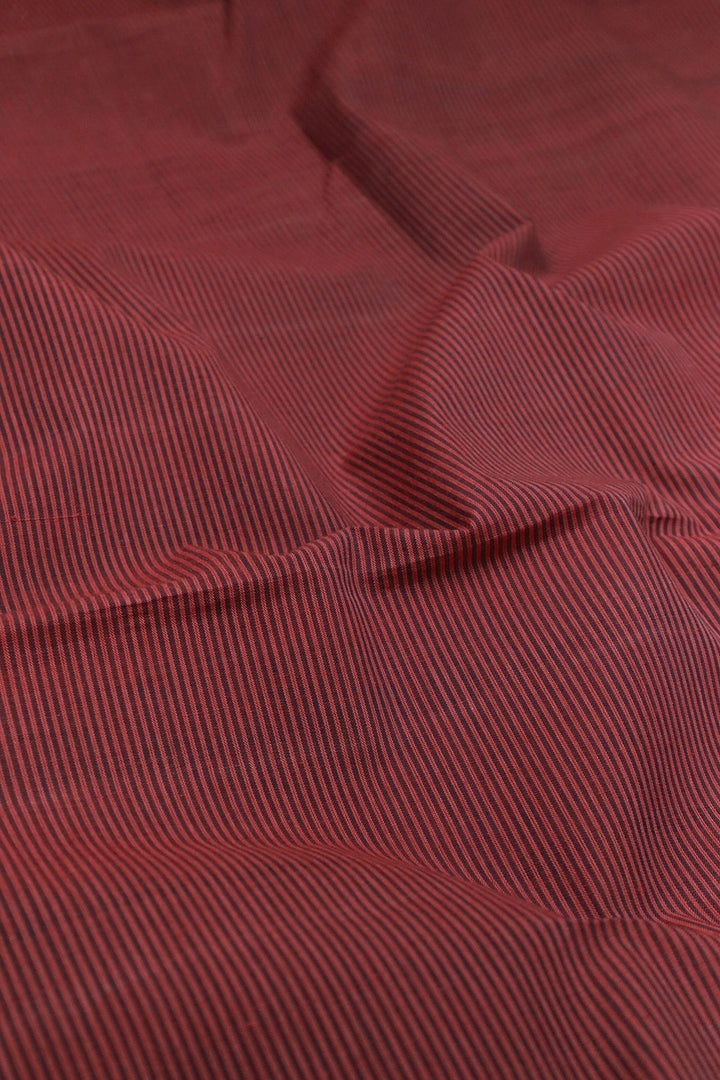 Thin Striped Mangalagiri Cotton Fabric