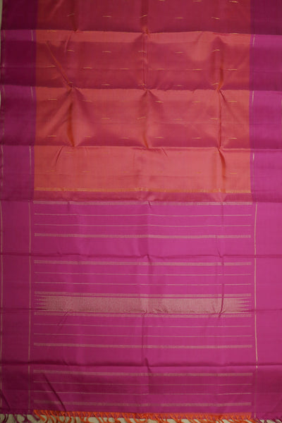 Dual Shade Pink Kanchipuram Silk Saree
