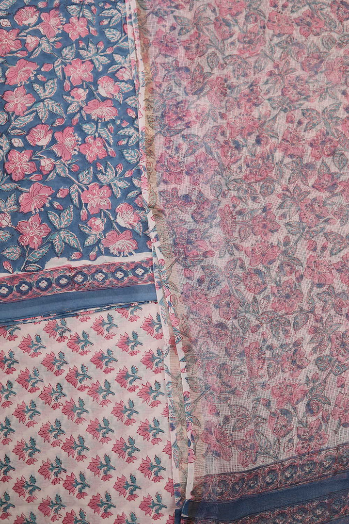Block Printed Cotton Suits - Matkatus 