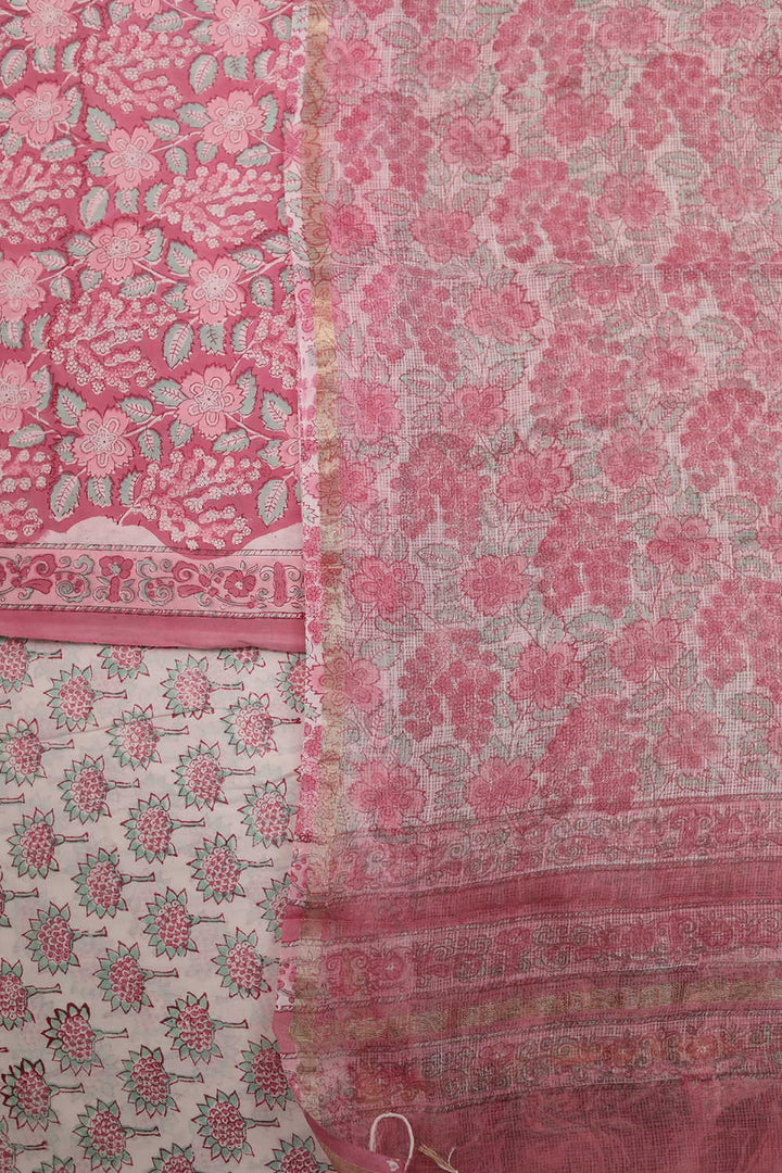 Block Printed Cotton Suits - Matkatus 