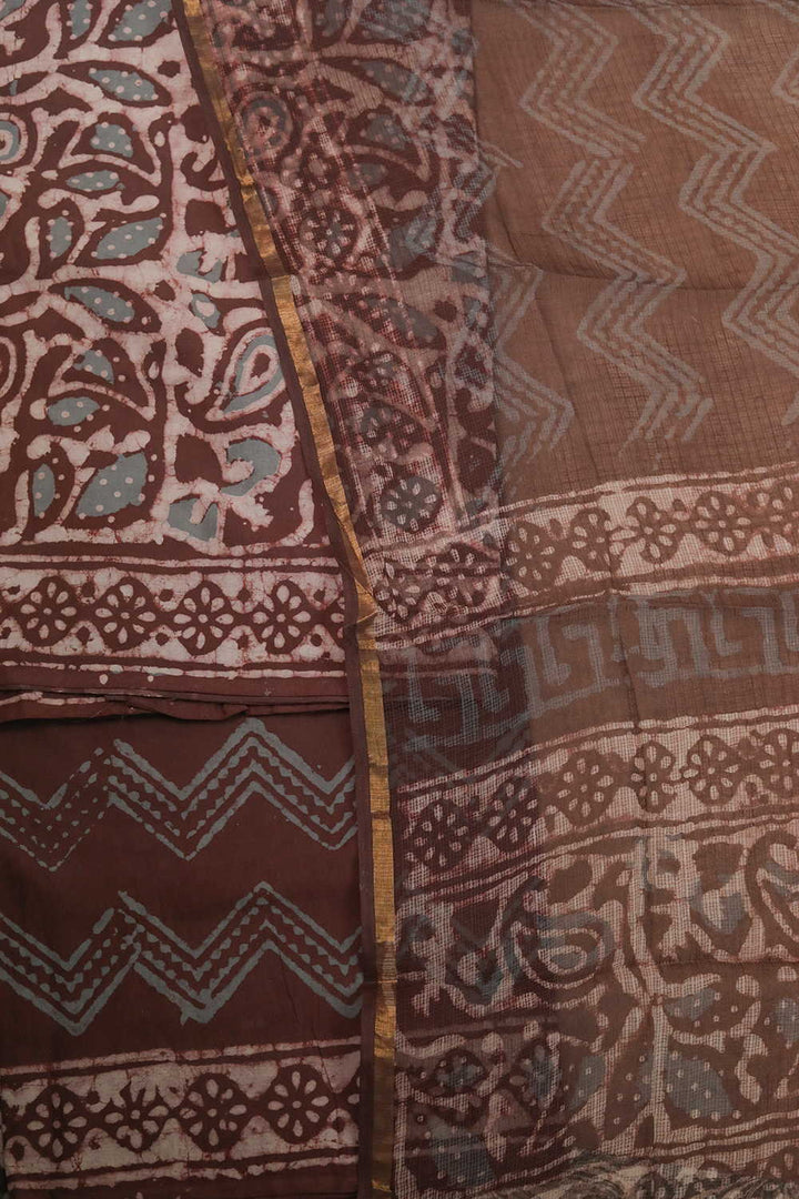 Block Printed Cotton Suits - Matkatus 