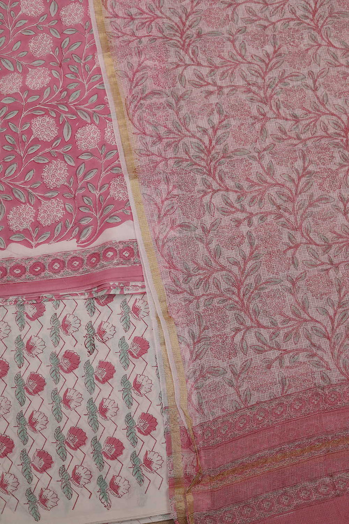 Block Printed Cotton Suits - Matkatus 