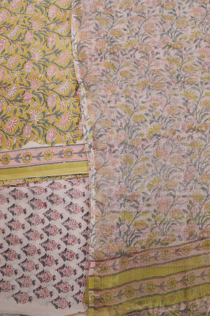 Block Printed Cotton Suits - Matkatus 