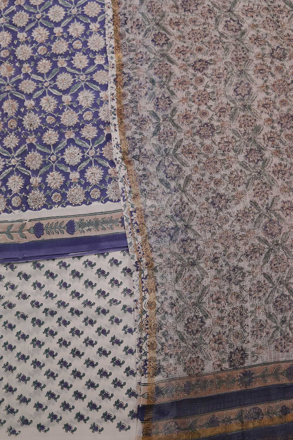 Block Printed Cotton Suits - Matkatus 
