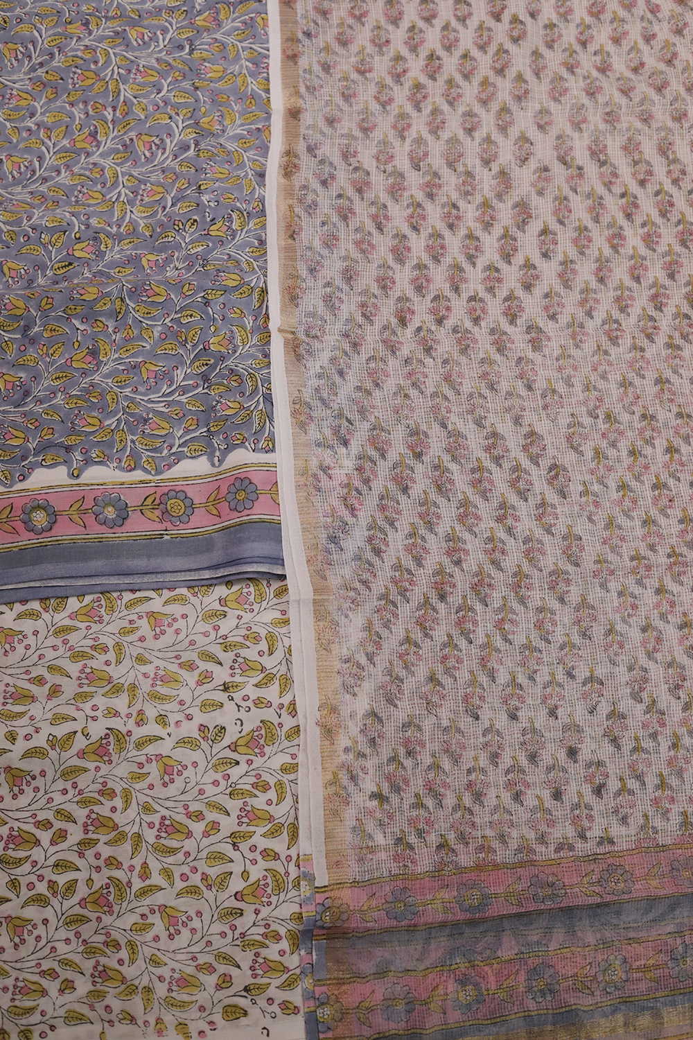 Block Printed Cotton Suits - Matkatus 
