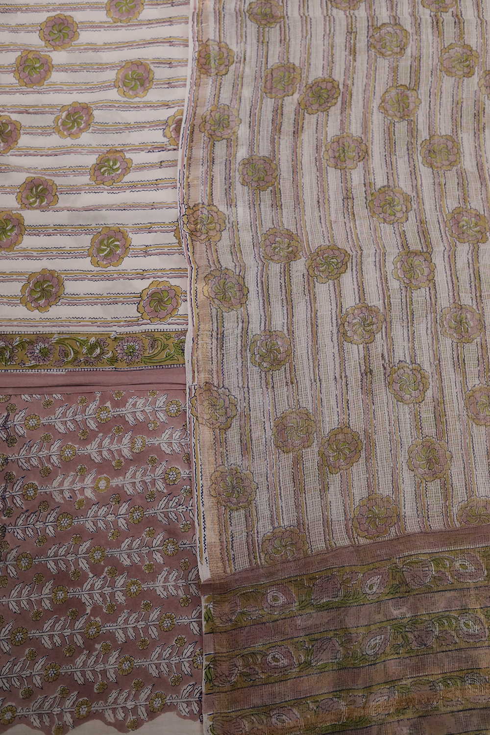 Block Printed Cotton Suits - Matkatus 