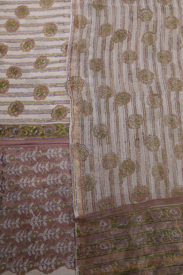 Block Printed Cotton Suits - Matkatus 