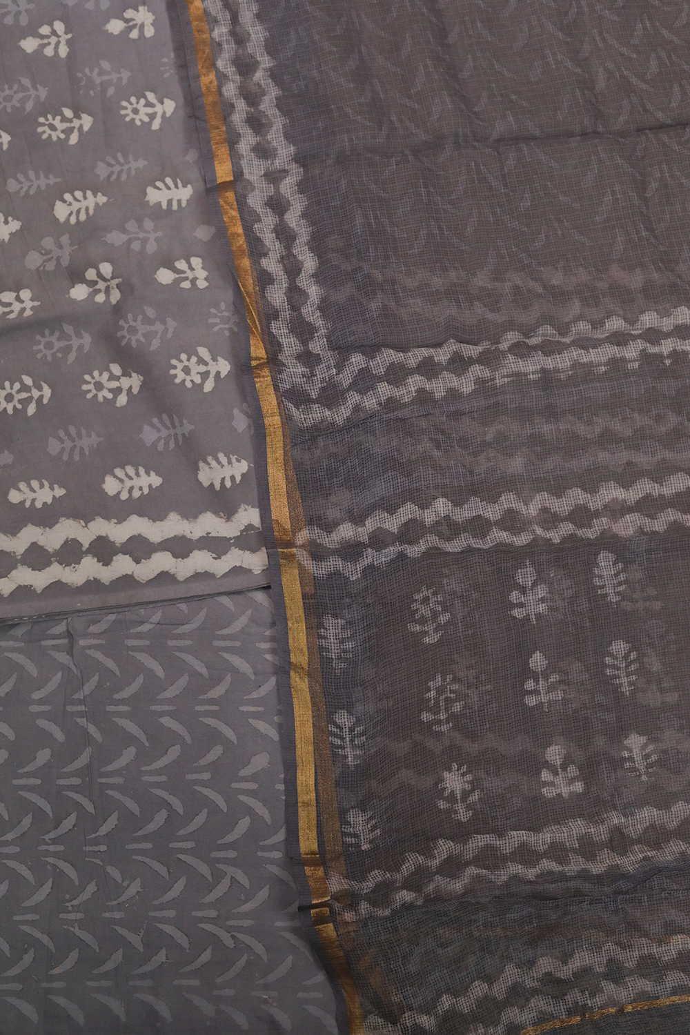 Block Printed Cotton Suits - Matkatus 