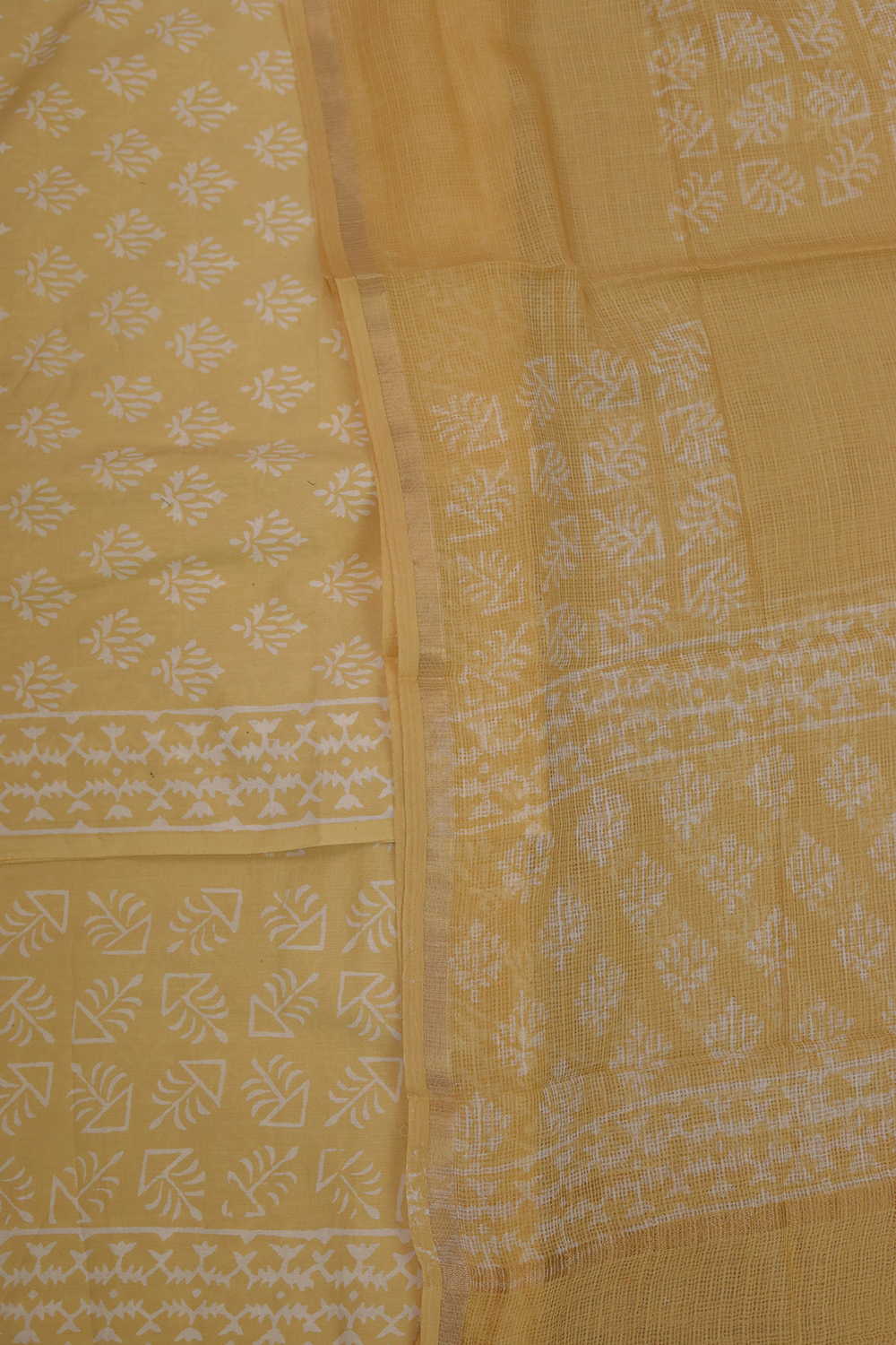 Block Printed Cotton Suits - Matkatus 