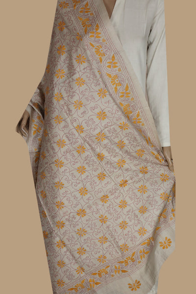 Kantha Silk dupaata-Matkatus 