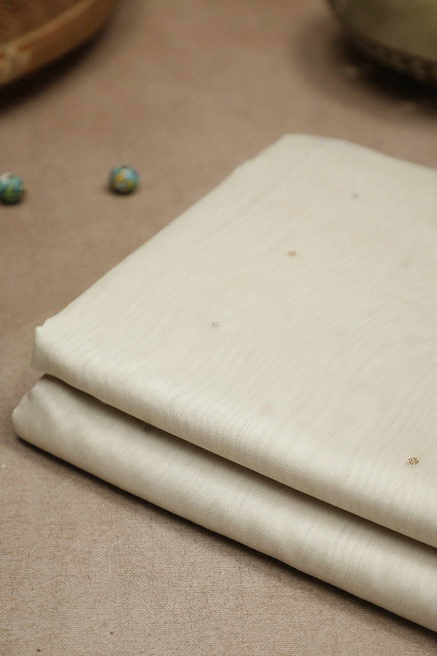 Chanderi Silk Cotton Fabric - Matkatus