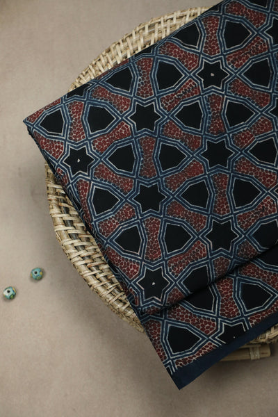 Ajrak Cotton Fabric-Matkatus