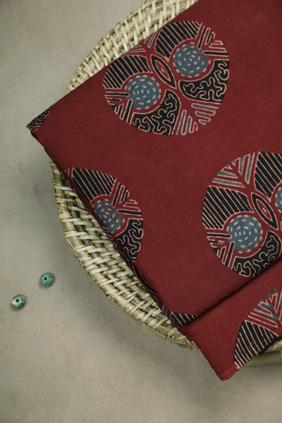 Ajrak Cotton Fabric-Matkatus