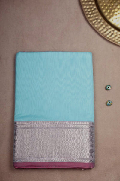 Maheshwari Silk Cotton Saree-Matkatus 