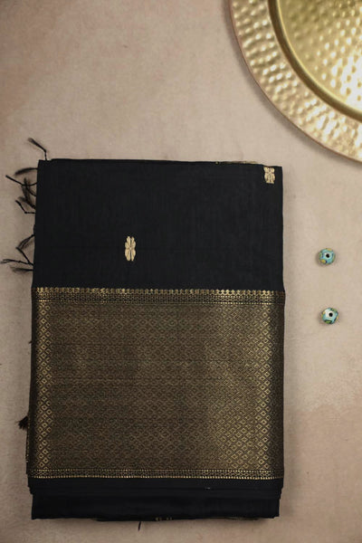 Maheshwari Silk Cotton Saree-Matkatus 