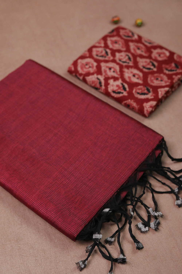 Saree with Blouse - Matkatus 