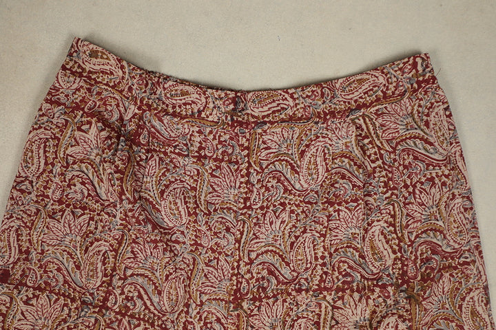 Paisley Block Printed Kalamkari Pant