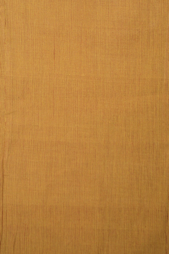 Maroon Pin Stripes on Yellow Handwoven Stitched Pant