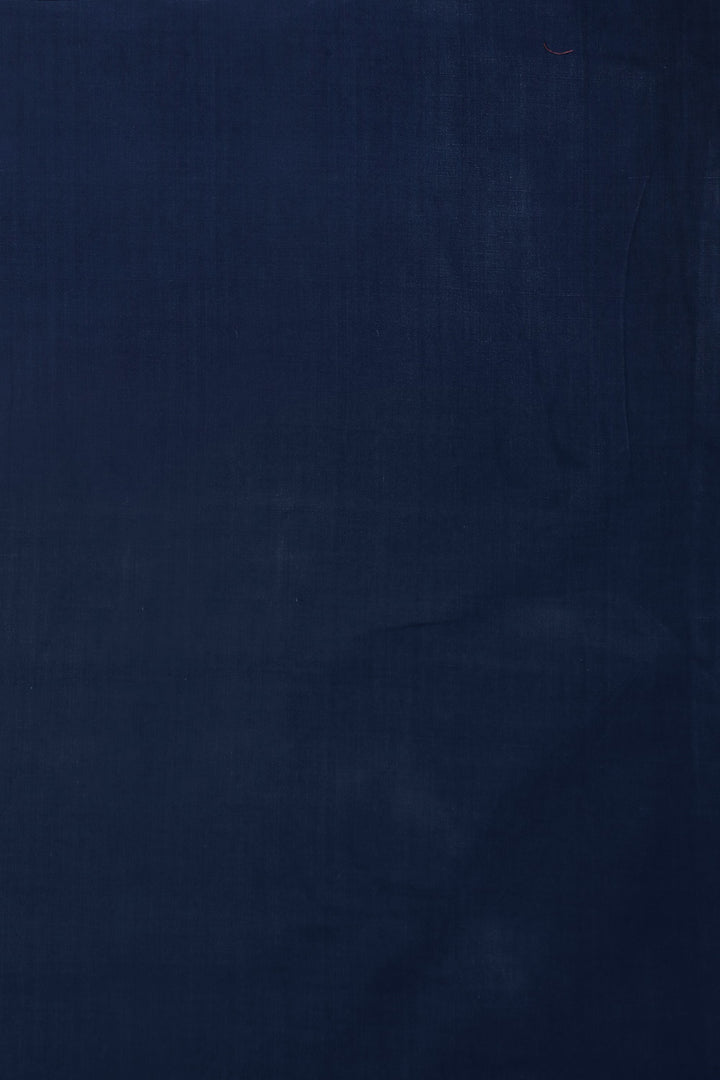 Navy Blue Handwoven Mangalagiri Palazzo Pant