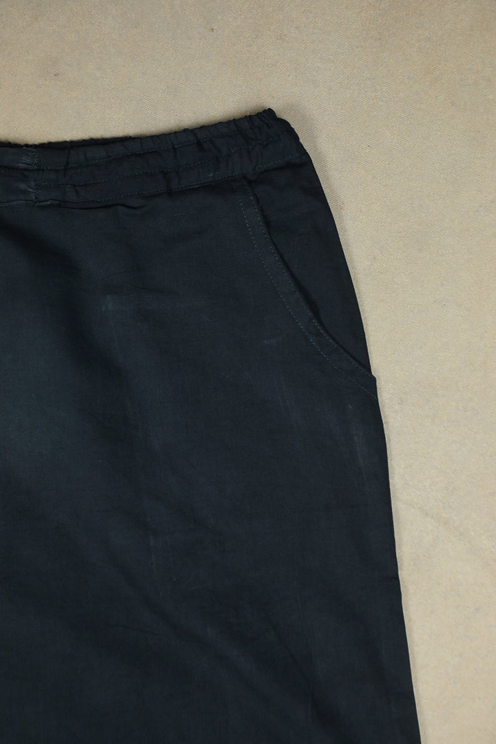 Dark Grey Stitched Palazzo Pant
