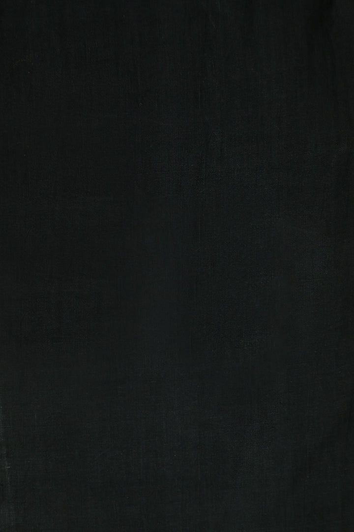 Black Handwoven Mangalagiri Stitched Pant