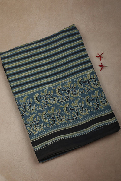 Ajrak Mul Cotton Saree - Matkatus