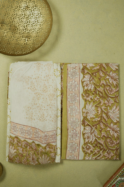 Mul Mul - Buy Mul Mul Block Printed Cotton Unstitched Suits Online ...