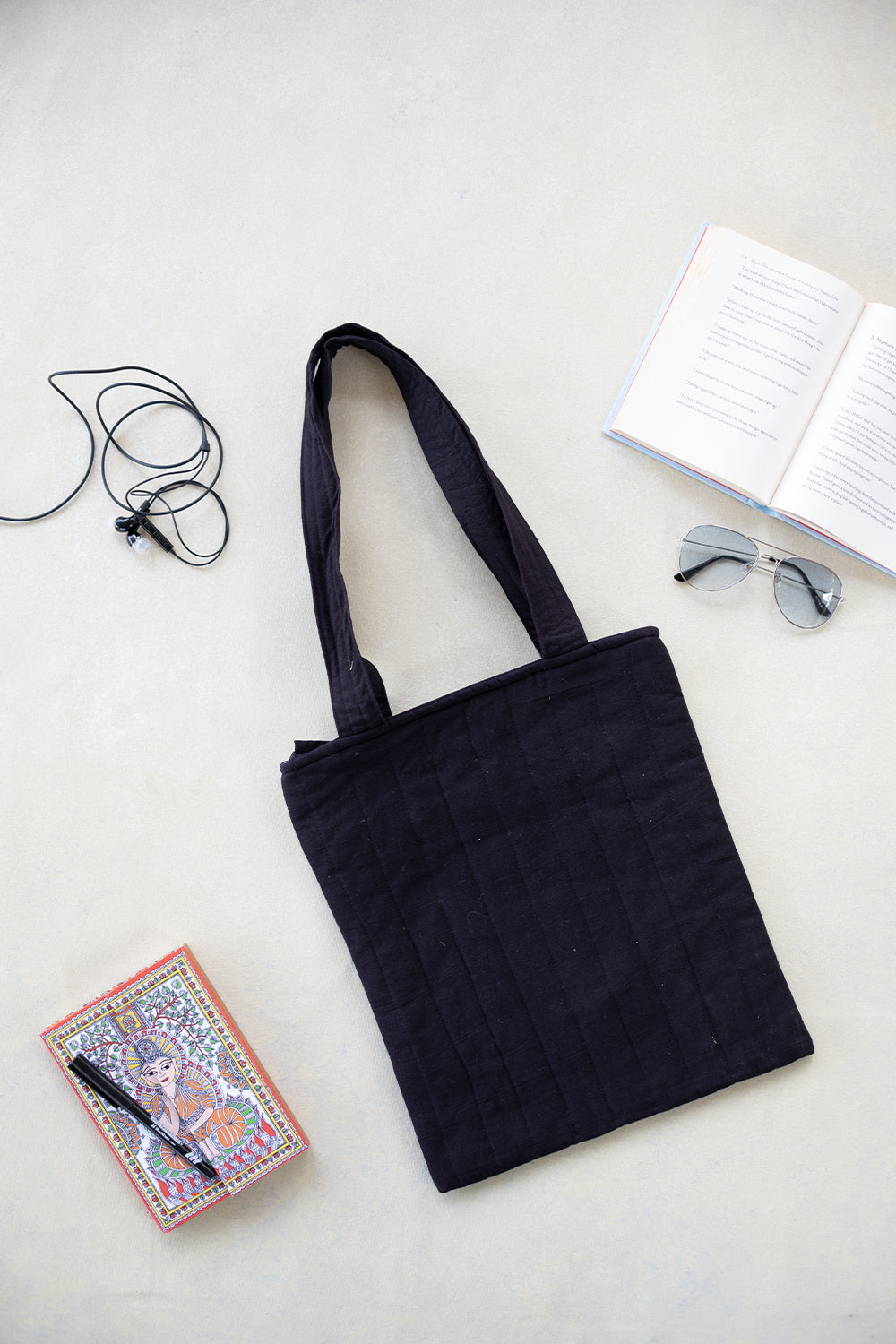 Black Kutch Embroidered Bag