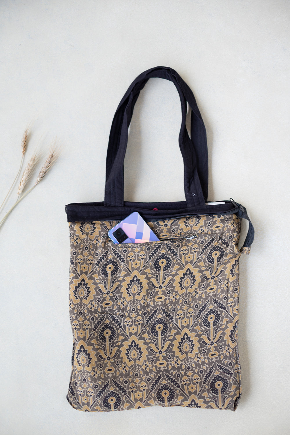 Black Kutch Embroidered Bag